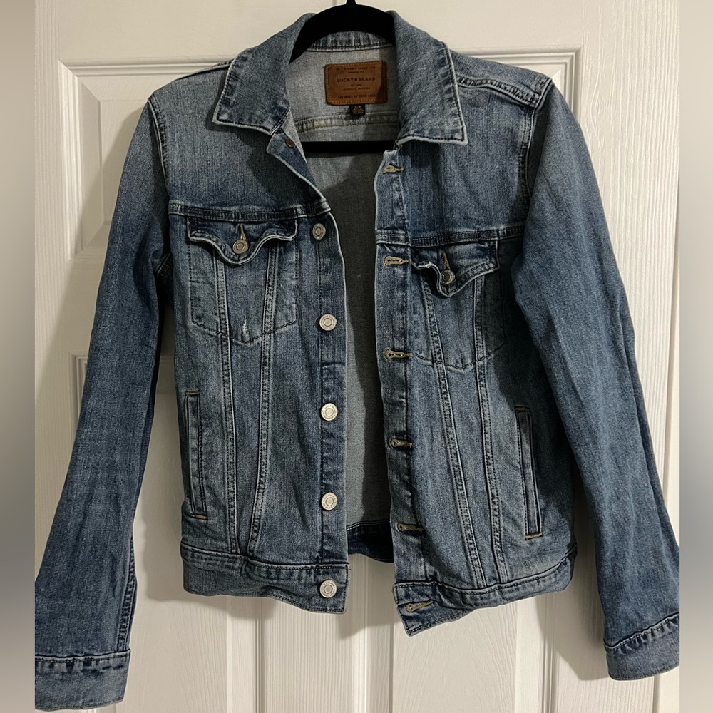 Lucky Brand Tomboy Trucker Jean Jacket